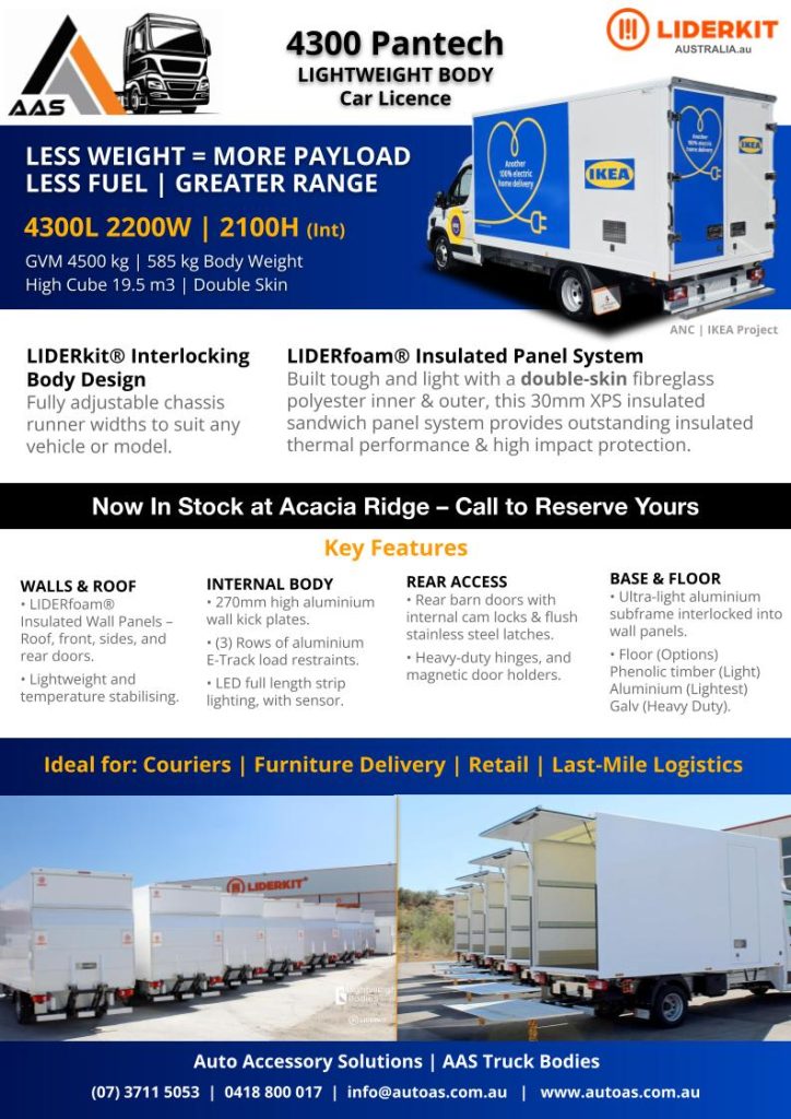 4300 Pantech - AAS Queensland Acacia Ridge